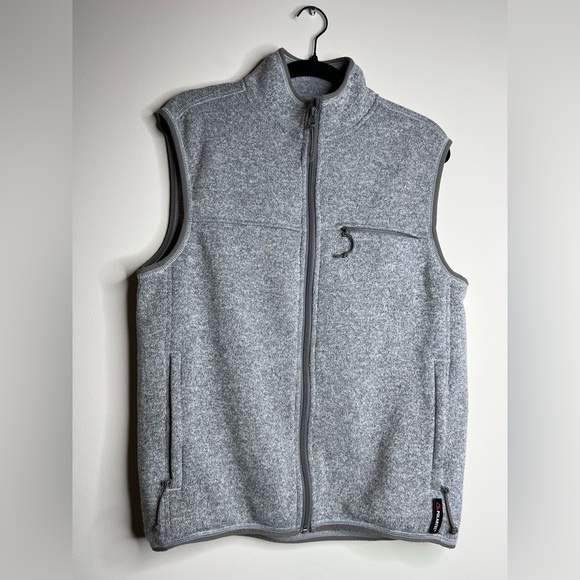 J. Crew Nordic vest in Polartec sweater fleece Gray Medium - Picture 3 of 13